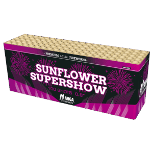 Sunflower Supershow 100 shots   MANGA FIREWORKS